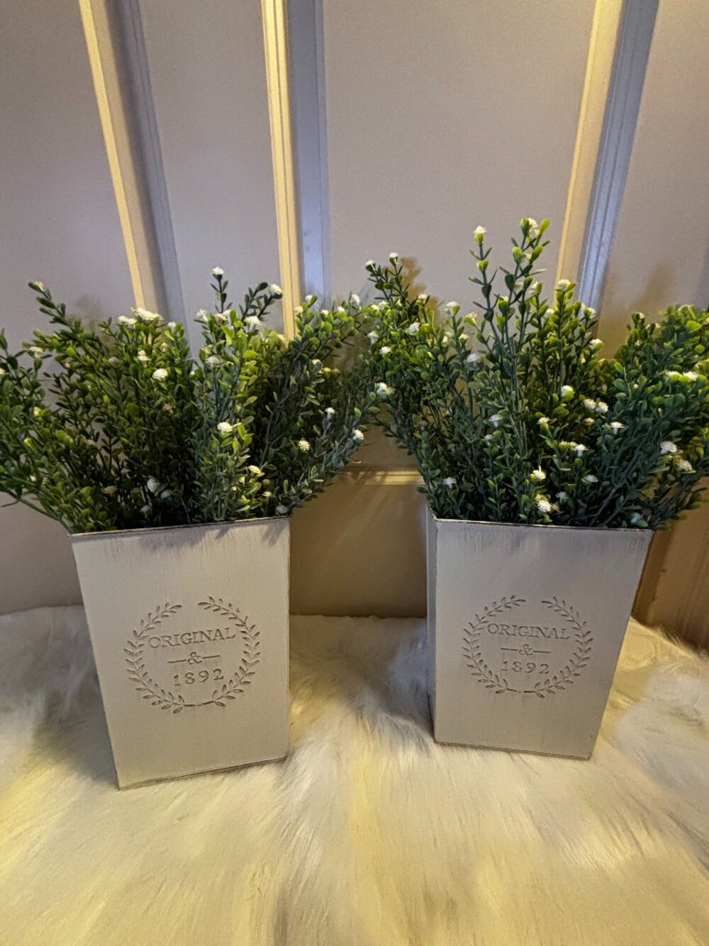 Set of 2 Faux Plant Decor